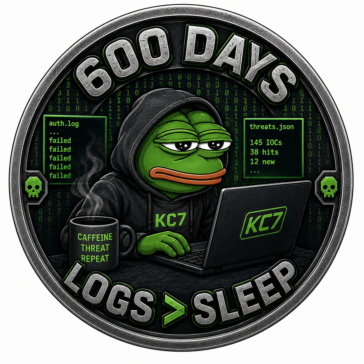 600 Total Days